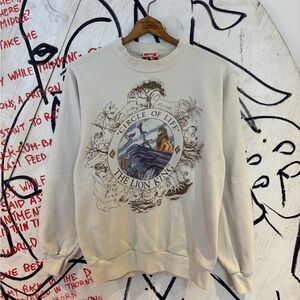 Vintage 90s Circle of Life Lion King Disney Sweatshirt